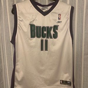 SIGNED Bucks TJ Ford Jersey